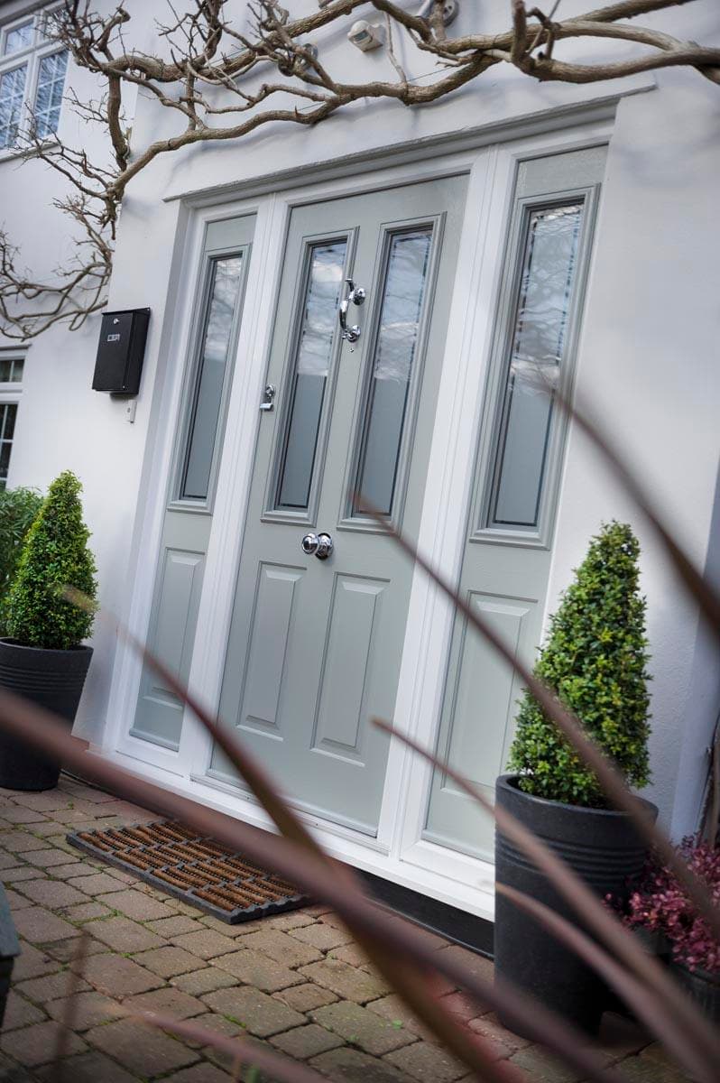 Modern entrance door