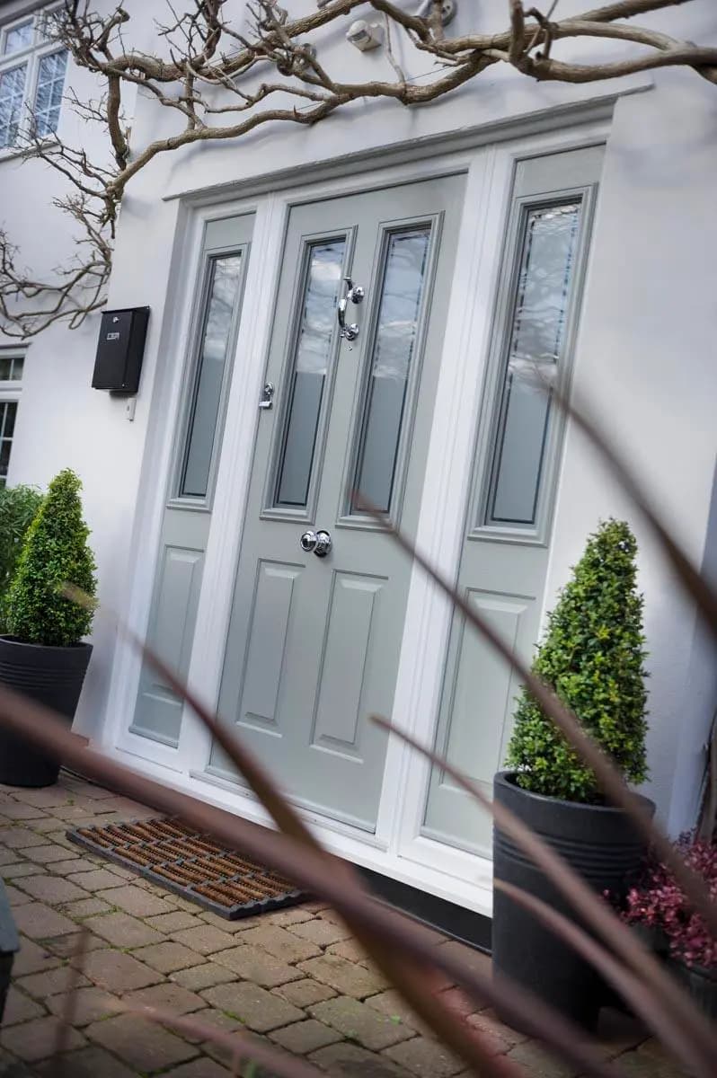 Modern entrance door